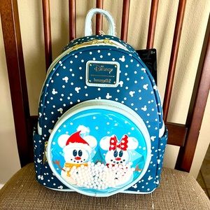 Disney Loungefly mini backpack Snowman Mickey